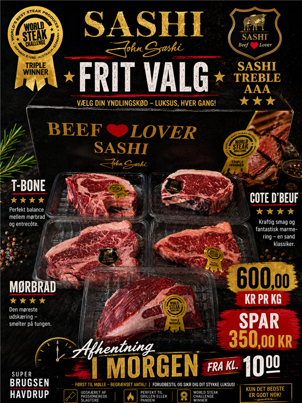 SASHI AAA HØJREB