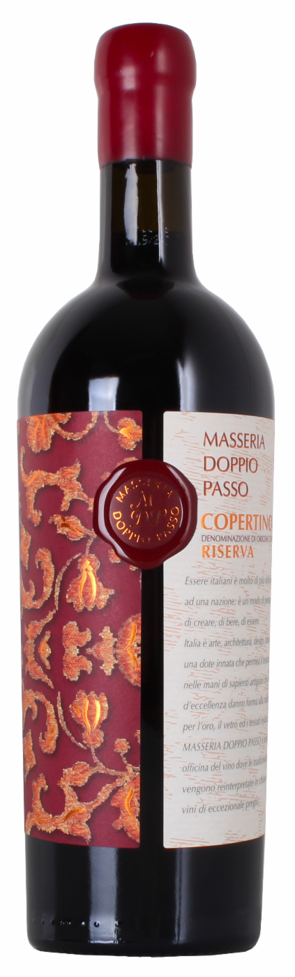 Doppio Passo  Copertino Riserva Puglien, Italien.