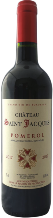 Château Saint-Jacques Pomerol 2017. Frankrig