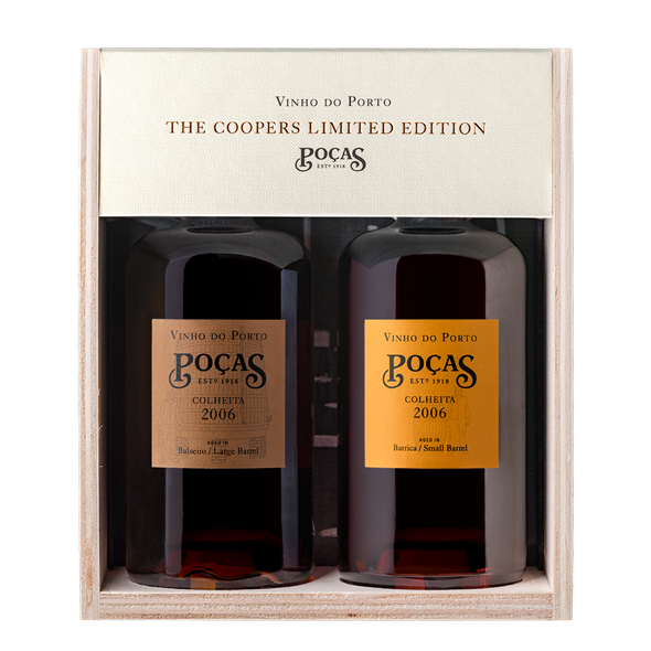 2 x fl. Pocas Coopers Blend Colheita 2006