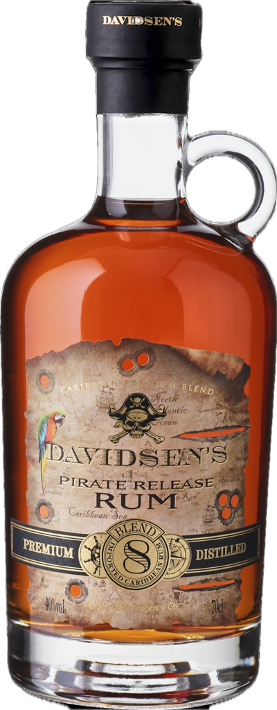 Davidsen's Pirate Release Rum, Blend 8 Caribien