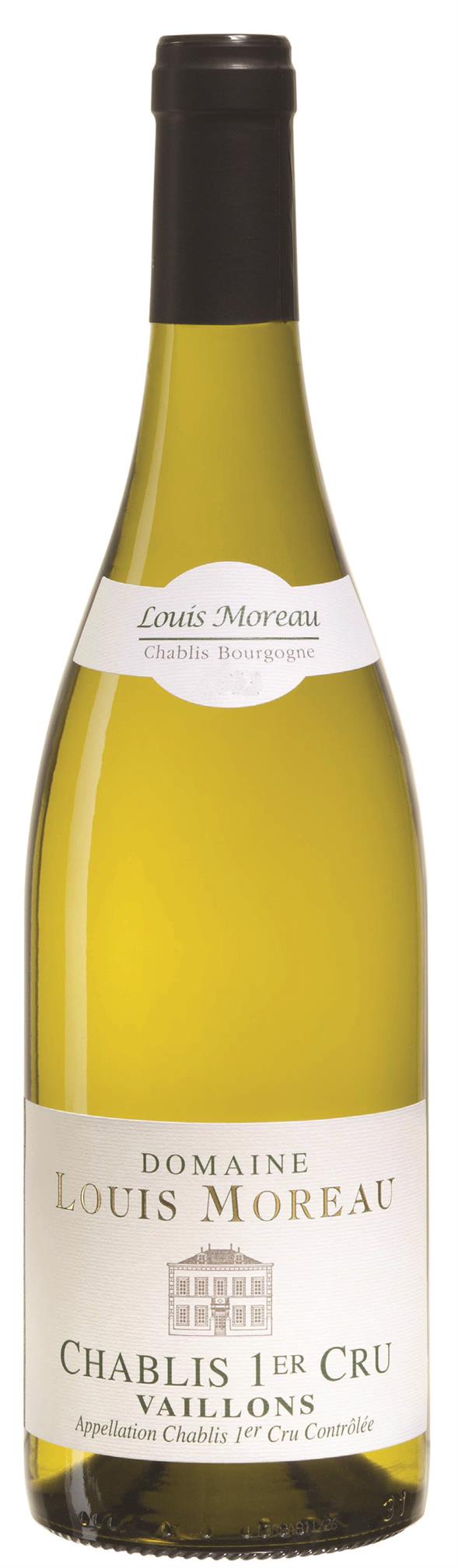 Louis Moreau Chablis 1er Cru Vaillons 2018 . Frankrig