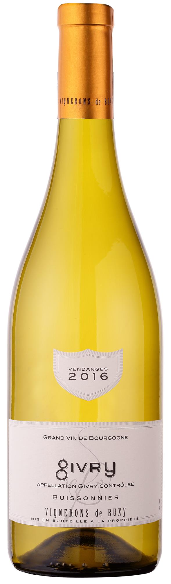 Buissonnier  Givry Blanc 2016  Côte Chalonnaise, Bourgogne