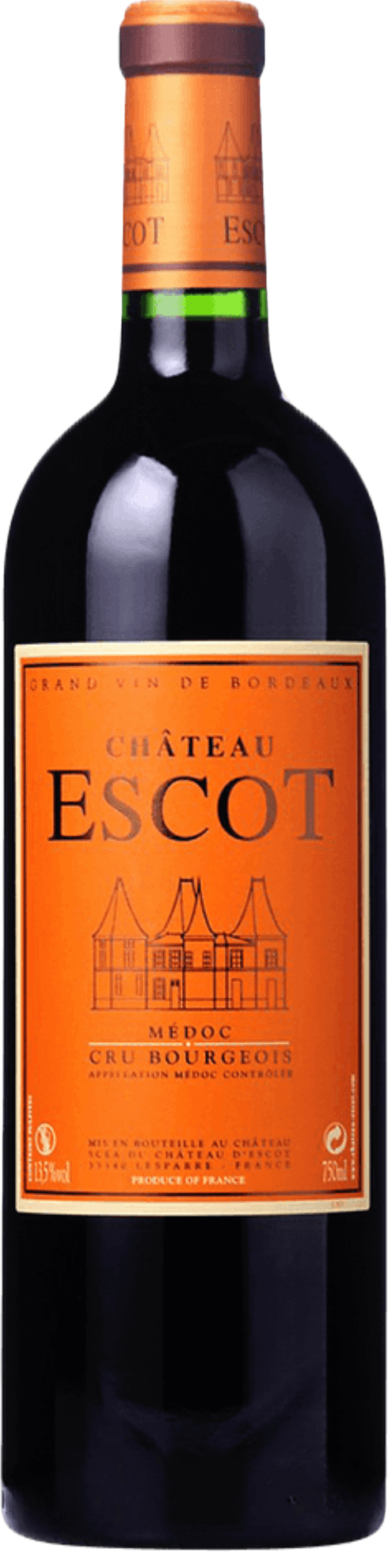 Chateau ESCOT Medoc 2014, Bordeaux