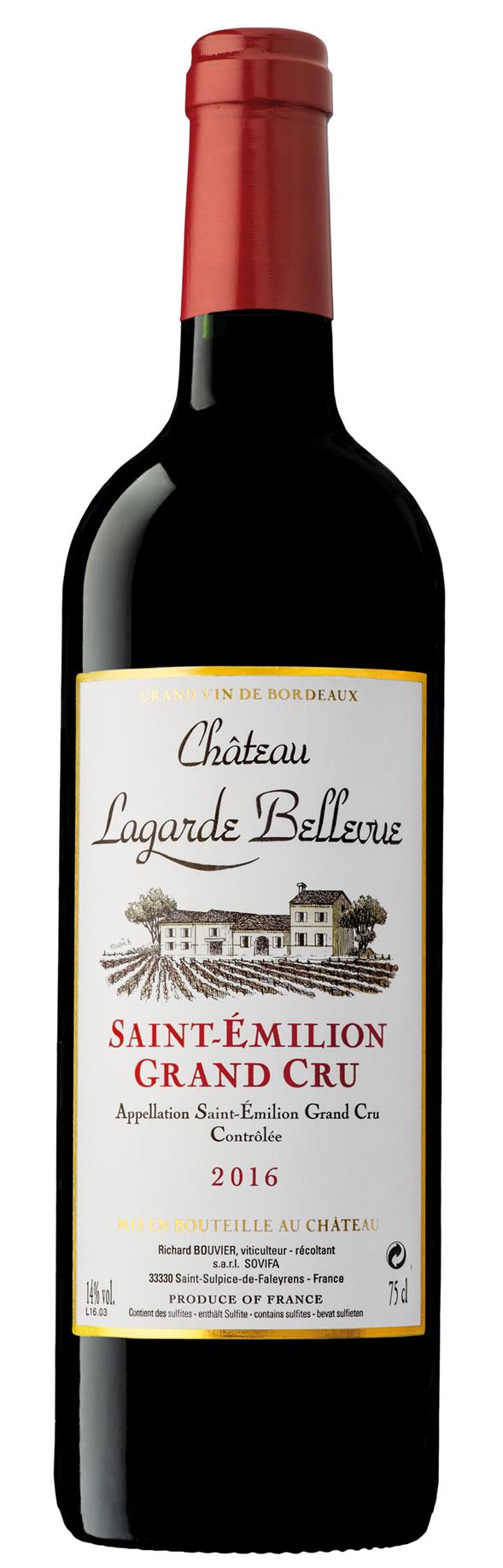 Château Lagarde Bellevue, Grand Cru 2016 , Saint Emilion, Frankrig