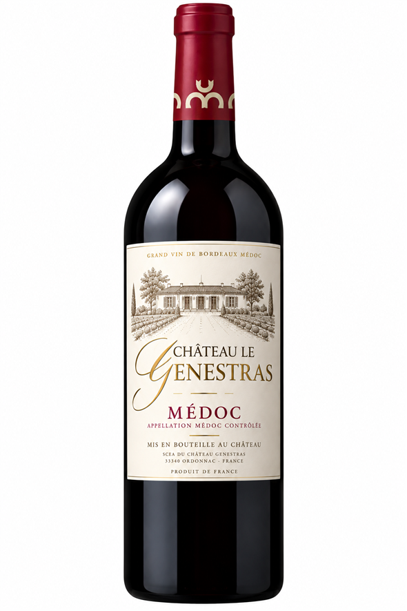 Château Le Genestras Médoc 2021, Bordeaux Magnum