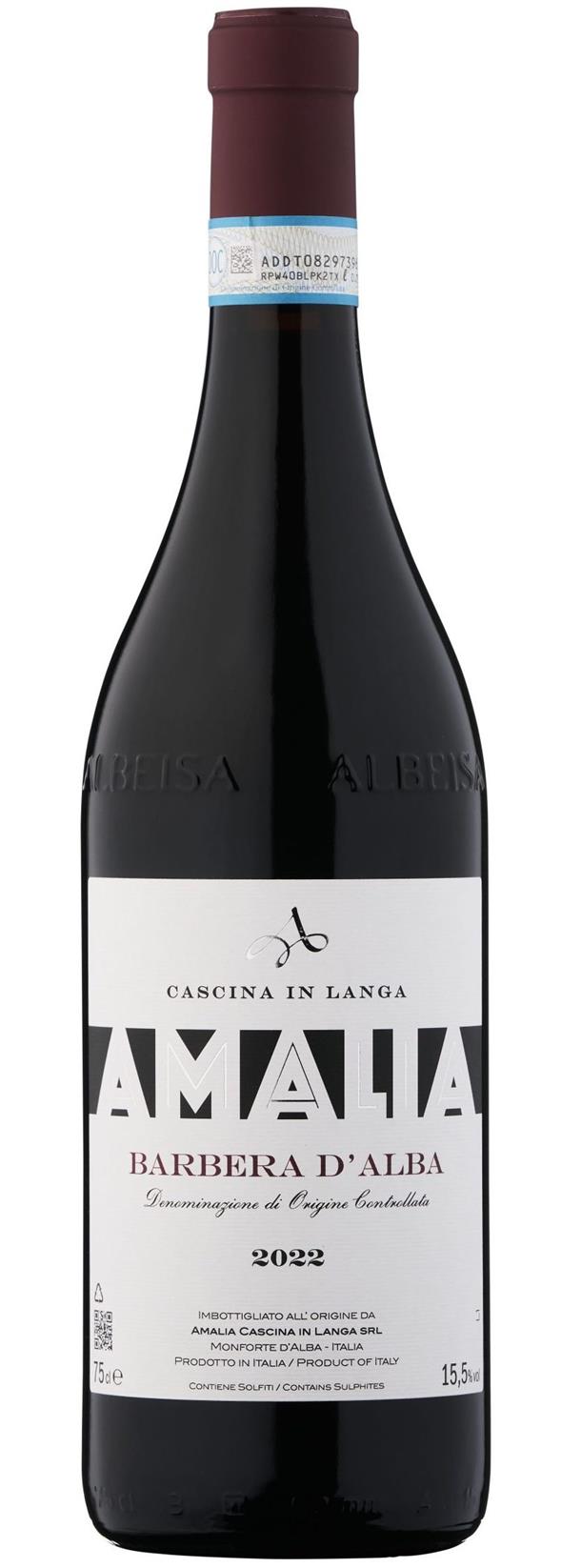 Amalia – Barbera d’Alba 2023, Piemonte, Italien