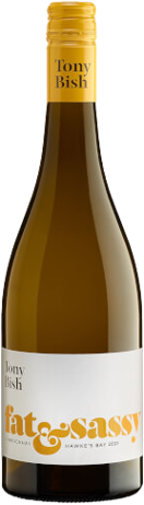 Tony Bish Fat & Sassy Chardonnay 2023 New Zealand, Hawke’s Bay  13,5% alk.  75 cl